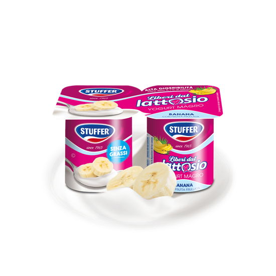 STUFFER YOGURT S/LATTOSIO g125x2 BANANA