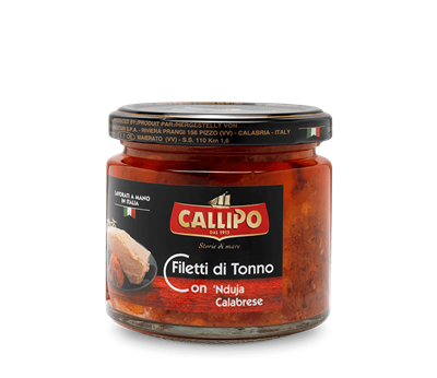 callipo thunfischfilets mit kalabresischer 'nduja g190