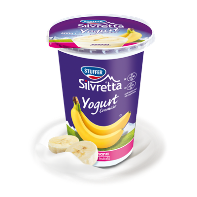 STUFFER YOGURT SILVRETTA 400g BANANA