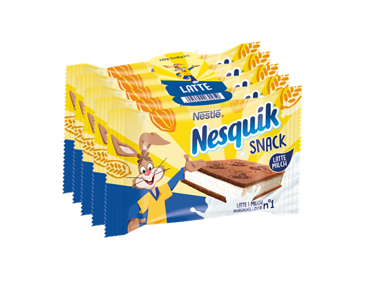 NESTLE' NESQUIK SNACK LATTE X5 130g