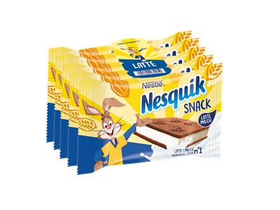 NESTLE' NESQUIK SNACK LATTE X5 130g