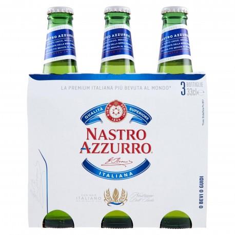 BIRRA NASTRO AZZURRO 3X33cl