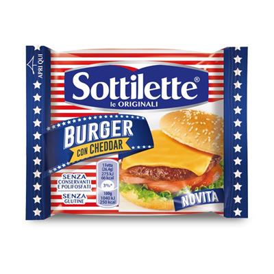 SOTTILETTE MONDELEZ BURGER CHEDD 185g
