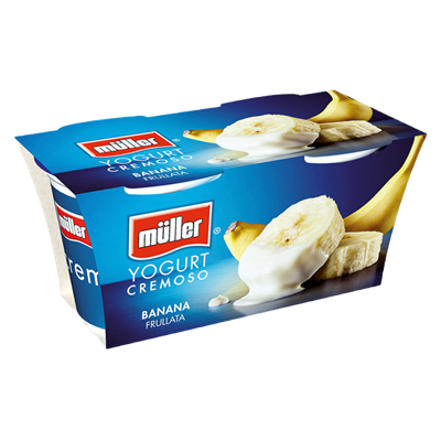 MULLER YOG. 2X125g BANANA