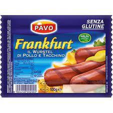 WURSTEL PAVO FRANKFURT 100g POLLO E TACCHINO