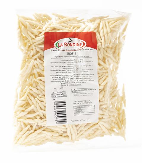 LA RONDINE FRISCHE PASTA 400g TROFIE
