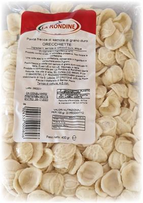 LA RONDINE PASTA FRESCA ORECCHIETTE 400g