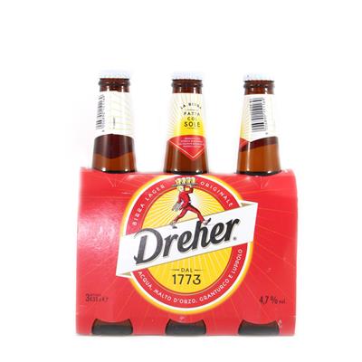 DREHER BIER 33cl X3