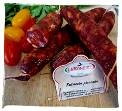LA RONDINE GEREIFTE PIKANTE WURST 300/350g