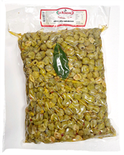 LA RONDINE ENTKERNTE GRÃœNE OLIVEN NACH KALABRISCHER ART 3kg