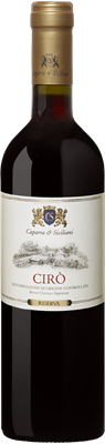 CAPARRA & SICILIANI WEIN CIRÃ’ ROSSO SUPERIORE DOC 75cl