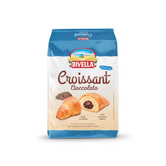 DIVELLA CROISSANT 5X 210g CIOCCOLATO