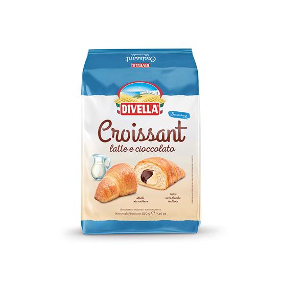 DIVELLA CROISSANT 5X 210g LETTE E CIOCCOLATO