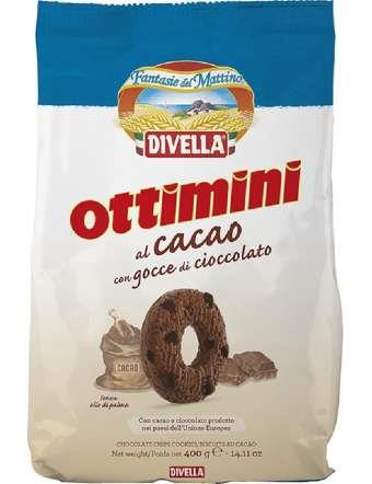 DIVELLA KEKSE OTTIMINI KAKAO 400g