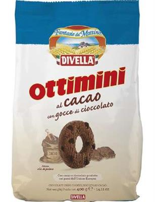 DIVELLA KEKSE OTTIMINI KAKAO 400g