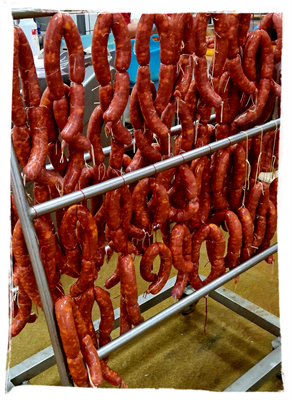 LA RONDINE SALSICCIA FRESCA DOLCE PER STAGIONATURA AL KG