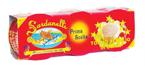 SARDANELLI THUNFISCH IN OLIVENÃ–L 80g x 3 5 STERNE