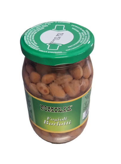 POMILIA BORLOTTI-BOHNEN IM GLAS 350g