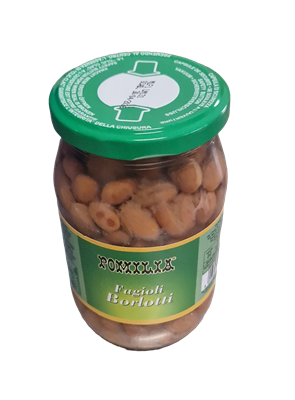 POMILIA BORLOTTI-BOHNEN IM GLAS 350g