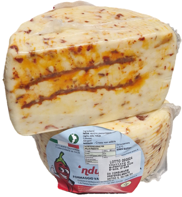 DEDONI FORMAGGIO VACCINO FRESCO CON NDUJA 600g