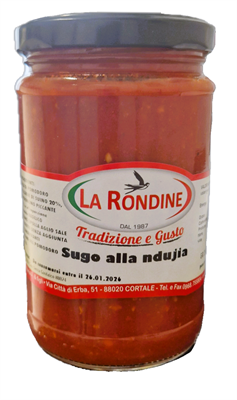 LA RONDINE NDUJA-SUGO 314g