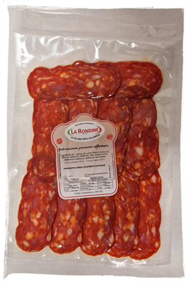 LA RONDINE WÃœRZIGE SCHIACCIATA, IN SCHEIBEN, VAKUUMVERPACKT 90g
