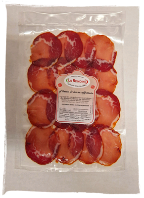 LA RONDINE SCHWEINELOINS, IN SCHEIBEN, VAKUUMVERPACKT 90g