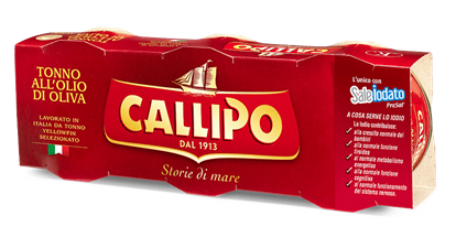 CALLIPO TONNO ALL'OLIO D'OLIVA g70x3