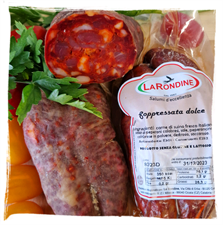 la rondine sÃœsse, gereifte sÃœsse soppressata 300/350g