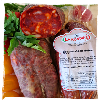 la rondine sÃœsse, gereifte sÃœsse soppressata 300/350g