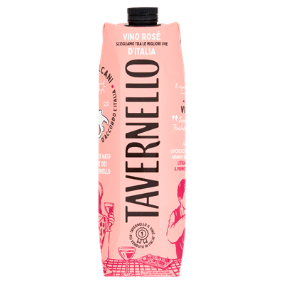 TAVERNELLO WEIN BRICK 1L ROT