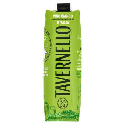 TAVERNELLO WEIN BRICK 1L ROT