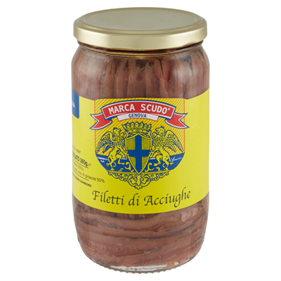 FILETTI ACCIUGHE OLIO GIRASOLE 720g