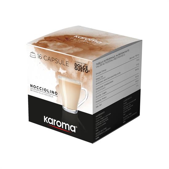 karoma kapseln dolce gusto x16 nocciolino