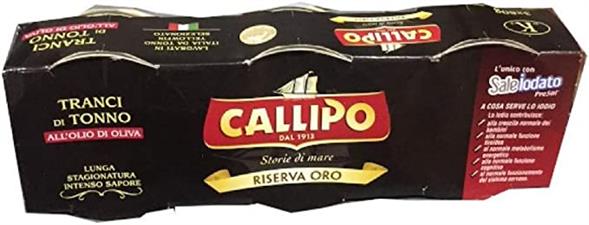 CALLIPO THUNFISCH RISERVA ORO IN OLIVENÃ–L 80g x3