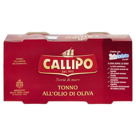 CALLIPO THUNFISCH IN OLIVENÃ–L 160g x2