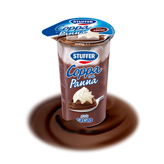 stuffer becher mit schoko-sahne 200g